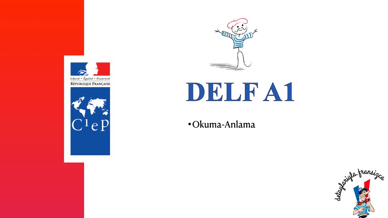 DELF A1 Compréhension des écrits | Okuma-Anlama | Bölüm 2