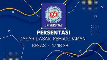TUGAS KELOMPOK - DASAR PEMROGRAMAN UBSI CIBITUNG