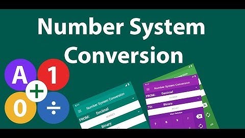 Number System Conversion