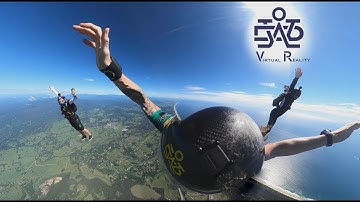 Head up tracking 3 way - VR Skydive
