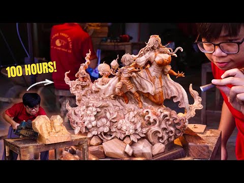 I Carved This Statue from a piece of Wood | Easygoing Territory