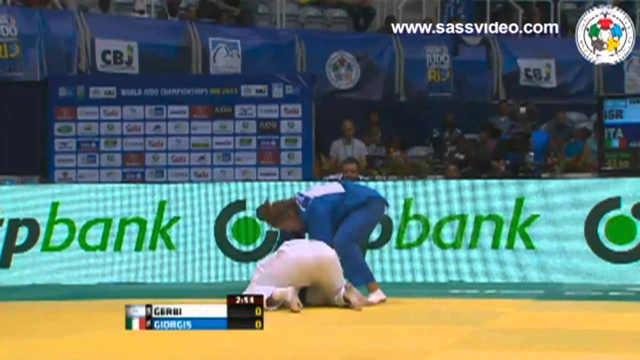 World Judo Championships Rio 2013 - Round 3 -63kg GERBI (ISR) v. GIORGIS (ITA)