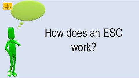 How Does An ESC Work?