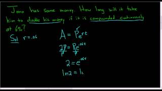Time it takes to double your money Compound Interest
