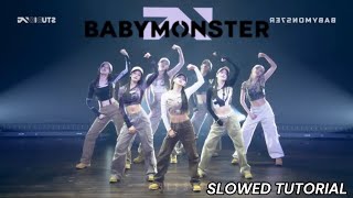 BABYMONSTER - ‘Jenny From the Block’ Dance Practice Mirrored + Slowed Tutorial