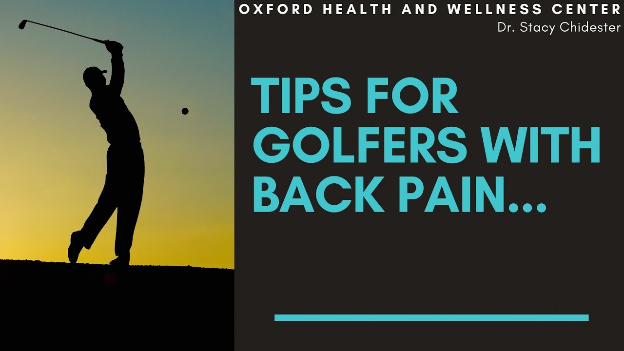 TIPS FOR GOLFERS TO PREVENT BACK PAIN YouTube