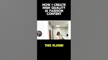 How I Create High Quality AI Fashion Content