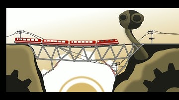 x construction level 9// bridge construction //Train simulator //Android gameplay