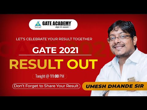 Result Out Now !! GATE-2021 ! Let's Celebrate Your Result Together ! After GATE talk with Dhande Sir