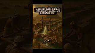Piramitlerde kullanılan 4500 yıllık su sys!(The4,500 yo water system used to build the pyramids!)