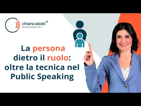 La persona oltre il ruolo: oltre la tecnica nel Public Speaking