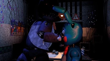 FNAF 2 in REAL TIME WITHERED BONNIE Attacks TOY BONNIE