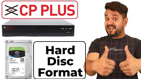 How to Format Hard Disk in CP Plus DVR | How to Format Hard Disk in CP Plus DVR
