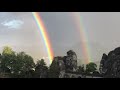 Потрясающая радуга на скалах Бастай