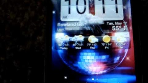 iPod Touch 4g Iphone 4 vwalllpaper htc weather animation