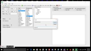 Retro C IDE and Code Builder - Menus