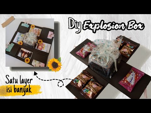 DIY explosion box | kado ulang tahun untuk pacar atau sahabat