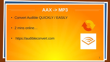 Convert AAX to MP3 free online