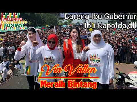 Via Vallen - Meraih Bintang (Live Suramadu) Joget Bareng Ibu Gubernur,Kapolda,dll
