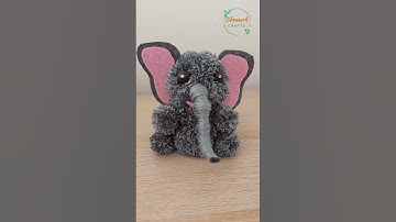 🐘 Handgemaakte garen speelgoedolifant #handgemaakt