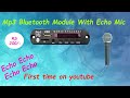 Mp3 Bluetooth module with echo mic || Bluetooth mp3 card with echo for audio amplifier |