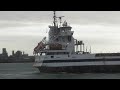 General cargo ship PROMISE 119 x 14m leaving Rotterdam port early Aug 2023.