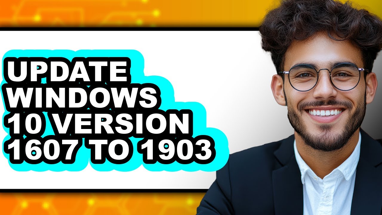Windows 1607 How to Update Windows 10 Version 1607 to 1903 (updated) - YouTube