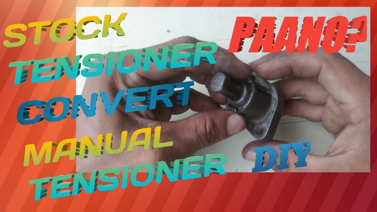 stock tensioner sa xrm125 convert manual tensioner diy