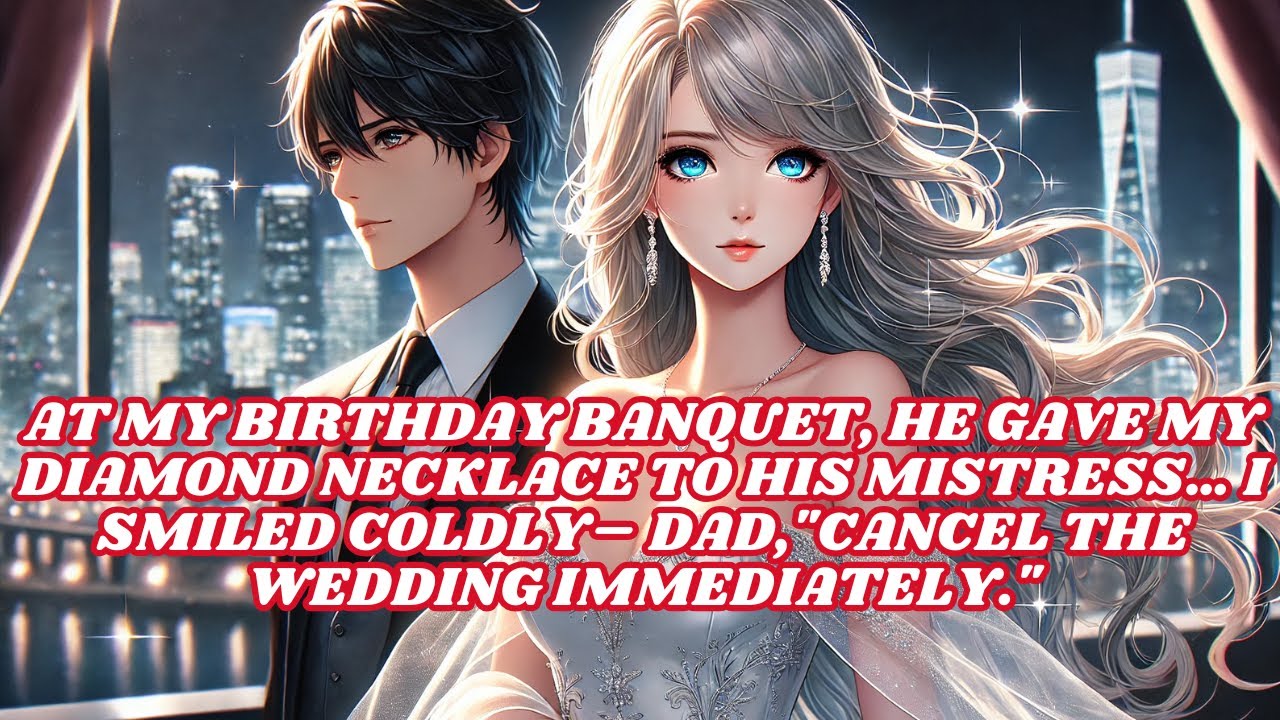 At my birthday banquet, he gave my diamond necklace to her. I smiled– Dad, "Cancel The Wedding Now."