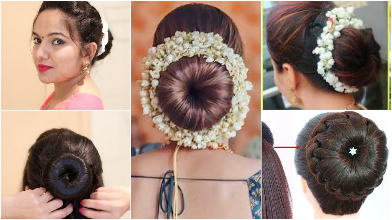 2 ನಿಮಿಷದಲ್ಲಿ ಮದುವೆ ಪಂಕ್ಷನ್ ಗಳಿಗೆ ಬನ್ ಹೇರ್ ಸ್ಟೈಲ್ | Easy & Simple Everyday Hairstyles |Bun Hairstyle