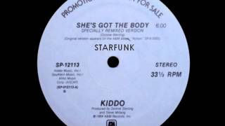 STARFUNK - KIDDO - She's got the body - funk 1984 (Rare Version)