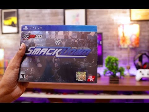 WWE 2K20 Special Edition unboxing PS4 Pro ( brock vs john cena ) ?? Hindi