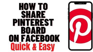 HOW TO SHARE PINTEREST BOARD ON FACEBOOK
