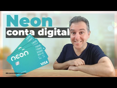 NEON CONTA DIGITAL + CARTÃO SEM ANUIDADE, TUDO SEM TAXAS 