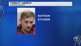 Substitute teacher arrested after an alleged threat made toward a student at Landstown High