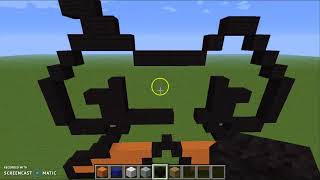 Pixel Art DeathStroke Build Minecraft