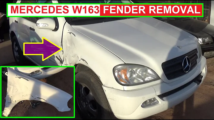 Fender Removal and Replacement on Mercedes W163 ML230 ML320 ML430 ML270 ML500 ML400