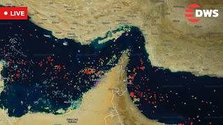LIVE: Strait of Hormuz Vessel Tracker Shows Traffic Amid U.S. Blockade Threat | AH15