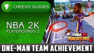 NBA 2K Playgrounds 2 - One Man Team - Achievement Guide ( How to Self-Alley-Oop) screenshot 1