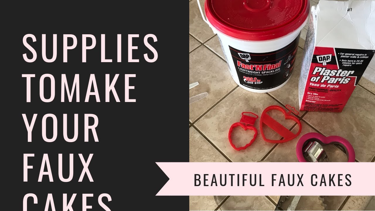 Supplies You Need To Make Beautiful Faux Cakes YouTube Supplies You Need To Make Beautiful Faux Cakes YouTube