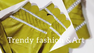 Beautiful Shalwar Mohri Design Cutting & Sching Cutwork Pouncha Design