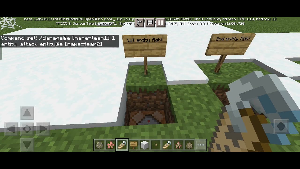 Minecraft Command Battle How to make mob battles in Minecraft Bedrock (commands only) [without ...