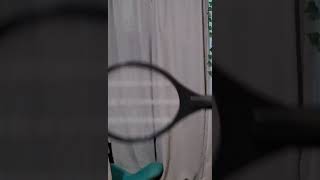 Wife Touches Tennis Racket Bug Zapper