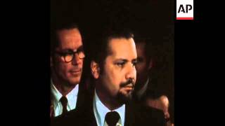 SYND 6-12-73 SHEIKH YAMANI AND KISSINGER MEET ON OIL, YAMANI TALKS TO PRESS CONFERENCE