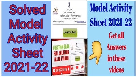 Class12 Solved Model Activity Sheet 2021-22