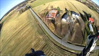 Fotokollage över Lövö med omnejd. Takeoff Lövö 19.10 2015