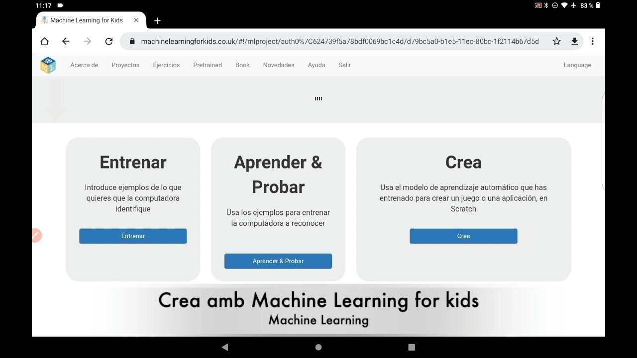 Machine Learning for kids - Crea amb Machine Learning for Kids - YouTube