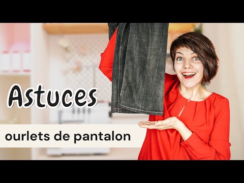 Vidéo: 3 façons d'ourler un pantalon avec une machine à coudre