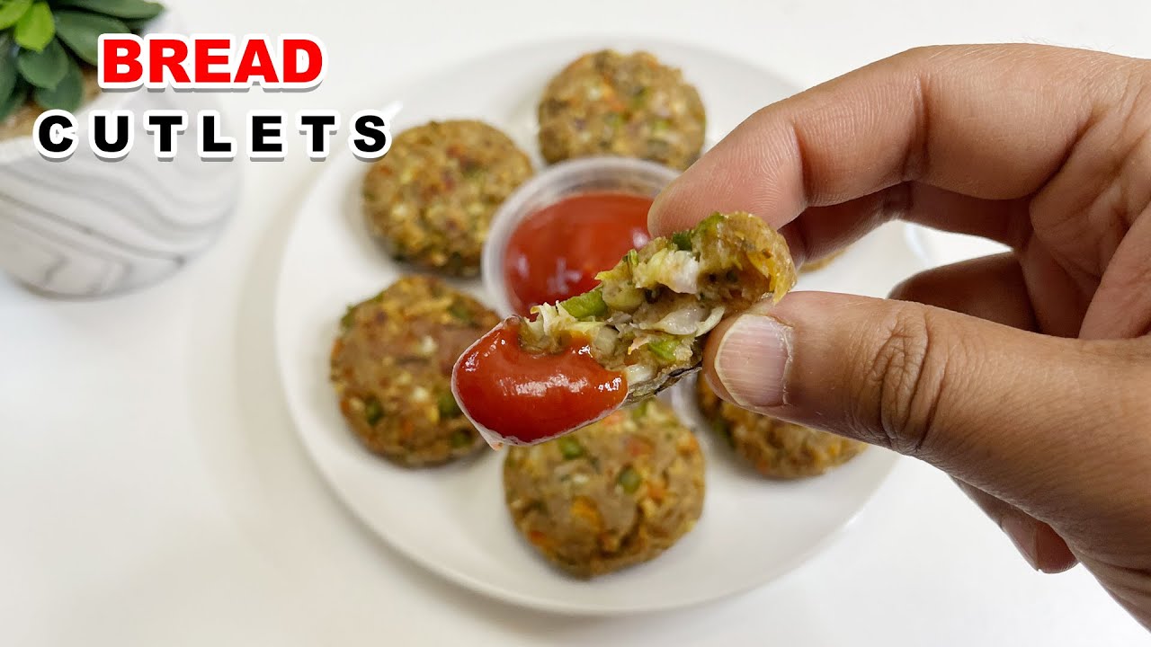 Bread Cutlets Recipe Bread Cutlet Recipe Without Potato Bread