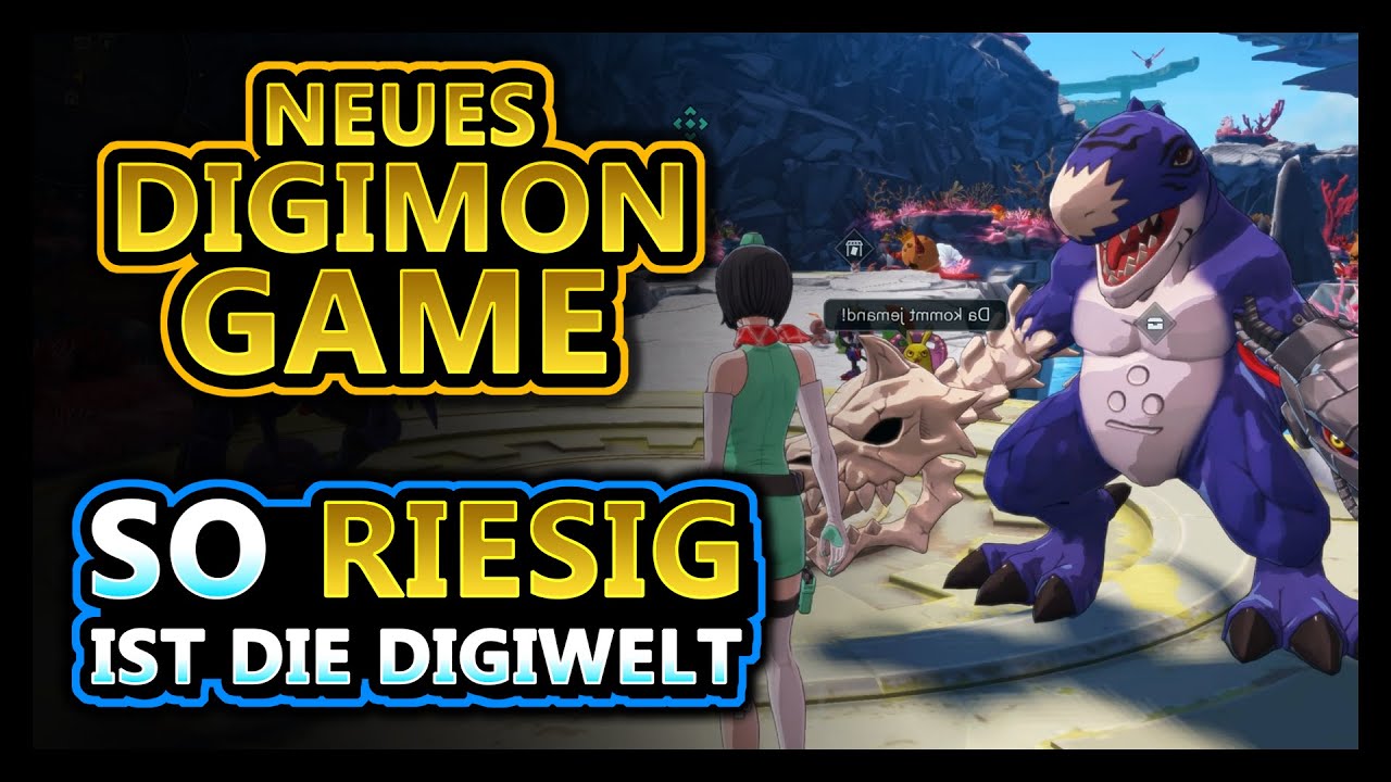 so GIGANTISCH ist die DIGIWELT im neuen Digimon Game
